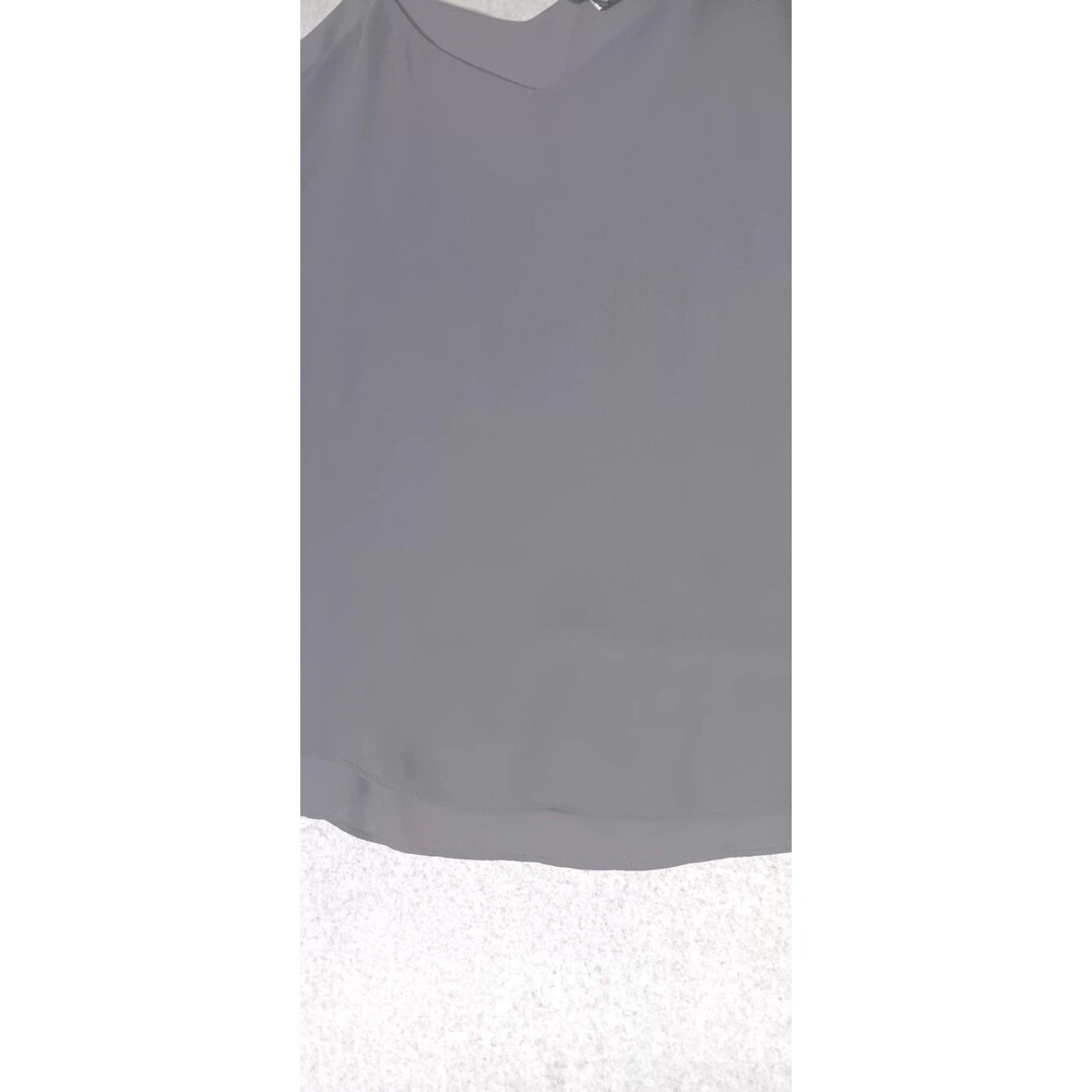Torrid Sophie Georgette Swing Cami 2 Light Gray Layering Boho Festival Flowy - Picture 6 of 11
